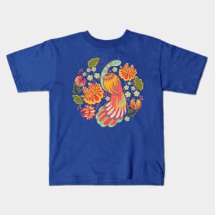 bird garden hand drawn Kids T-Shirt